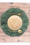 Green Duck Linen Ruffled Supla & American Service Dowry Set 6 Pieces (Stain Resistant) - 2