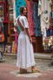 White Brode Detailed Backless Dress - 5