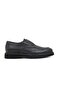 101 6Km 4337 Deerskin Men's Classic Shoes - Black