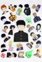 Mob Psycho 100 Anime Phone Laptop Bullet Journal Adhesive Foil Sticker Pack (25 Pcs)