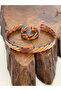 Adjustable 100% Pure Copper Bracelet Copper Ring Combination Handmade Bracelet Ring