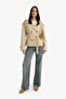 New Season Regular Fit Short Trench Coat with Pockets and Belt - 2