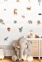 Fun Safari Kids Room Wall Sticker Set