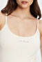 Margot Logo Slim Fit Round Neck Thin Strap Top V5Rp09Kcd02 Top V5Rp09 Kcd02 G6K5 - 4