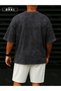 Orki Man Printed – Oversize Men's Tie Dye T-Shirt & White Shorts Set - 2