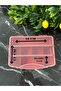 Provides Order and Elegance with the 8 Compartment Red Organizer Box - 2