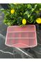 Provides Order and Elegance with the 8 Compartment Red Organizer Box - 4