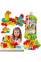 Set de blocuri de construcție TechnoK, 70 de elemente, multicolore - 2