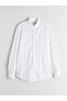 Slim Fit Long Sleeve Dobby Men's Shirt - 5