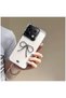Xiaomi Redmi Note 14S Compatible Case Silicone Case with Metal Bow Transparent - 3