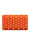 Bright Orange Silicone Heart Mold – 55 Cavities