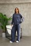 Piping Detailed Wide Leg Modal Fabric Tracksuit Set - 5