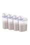 4-Piece Rice And Cereal Storage Container With Measuring Cup Set