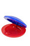 Kids Toy Plastic Castanets Percussion Instrument in Red and Blue mix - 3