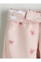 Lcw Kids Pink Elastic Waist Girls' Trousers - 2
