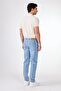 Men's Slim Fit Light Blue Jean - 4
