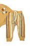 Baby Boy Seasonal Printed Sweatshirt, Striped Bottom 6-9-12-18-24 Months 2-Piece Bottom Top Set - 5