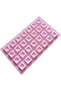 Pink Square Silicone Mould – 28 Slot for Brownies & Chocolates - 2