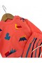 Baby Boy Seasonal Printed Sweatshirt, Striped Bottom 6-9-12-18-24 Months 2-Piece Bottom Top Set - 4