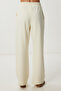 Wide Leg Modal Sweatpants Lub0070 Light Yellow - 6