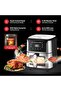 Digital Air Fryer with Visible Window, 5.5L Large Capacity, 1500W, Touch Control LED Display - 4