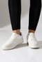 Women's White Sneaker Sports Shoes Casual Comfortable Flat Sole Walking Shoes - 4