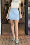 Women's Mini Soft Textured Shorts Skirt - 2