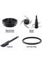 Chopper 500W Electric Food Chopper with 500ml Bowl, Dual Speed, Stainless Steel Quad Blade, - 4