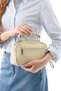 Vegan Leather Women Messenger Bag 21*15 cm Wash Faux Leather Shoulder Bag Crossbody Bag - 2