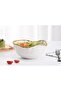Beth & Lily – Sienna White & Gold Beaded Ceramic Medium Salad Bowl | Luxury Tableware | UAE GCC Gift - 4