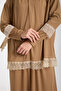Two-Piece Guipure Lace Prayer Dress - 7