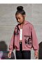 Children's Printed Oversize Hooded Cardigan Hoodie - 3