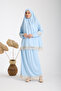 Two-Piece Guipure Lace Prayer Dress - 8