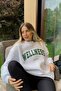Plus Size Crew Neck Wellness Sporty&rick Printed White Sweatshirt - 2