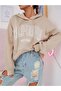 'Large Size' Hooded California Printed Oversize Sweatshirt - 2