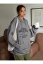 Unisex Always be Positive Printed 3 thread Hooded Sweatshirt - 4
