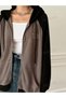 Unisex Large Size Beautiful Back and Front Printed Raglan Sleeve Hooded Oversize Winter Cardigan Hoodie - 3