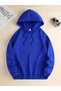 Unisex Be True of Printed Oversized Winter 3 Thread 100% Cotton K Hooded Sweatshirt Hoodie - 2