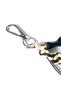 Unisex Handmade Paracord Knitted Wooden Bead and Metal Detailed Bag Charm Keychain - 7