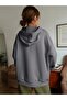 Plus Size Unisex Always be Positive Printed 3 thread Hooded Sweatshirt - 2