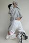 Unisex Minimalist Paperlll Printed 3 thread Oversize Sweatshirt - 4