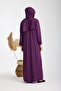 One-Piece Zipper Shawl Prayer Dress - 8