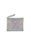 حقيبة مكياج بسحاب مطبوعة ومُنظِم للحقيبة مقاس 20 × 25