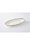 Beth & Lily – Sienna White & Gold Beaded Ceramic Oval Server | Premium Entertaining Piece | UAE GCC - 7