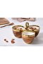 Beth & Lily – Rustic Wood & Gold Ceramic Sectional Server | Artisan Cheese Board | Eid & Entertaining | UAE - 4