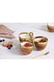 Beth & Lily – Rustic Wood & Gold Ceramic Sectional Server | Artisan Cheese Board | Eid & Entertaining | UAE