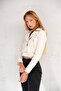 Leather Jacket with Zipper Belt Detail - 3