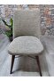 Large Oval Chair Cover Jacquard Fabric - 6