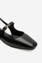 Kati Open Back Buckle Ballerinas - 2