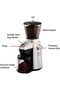 Electric Coffee Grinder Pro 150W 300gm Capacity, 15 Grinding Levels from Fine to Coarse, Perf - 8